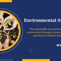 Promoting sustainable, environmental stewardship,  renewable energy 