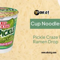 dill pickle ramen, pickle flavored noodles, Cup Noodles dill pickle